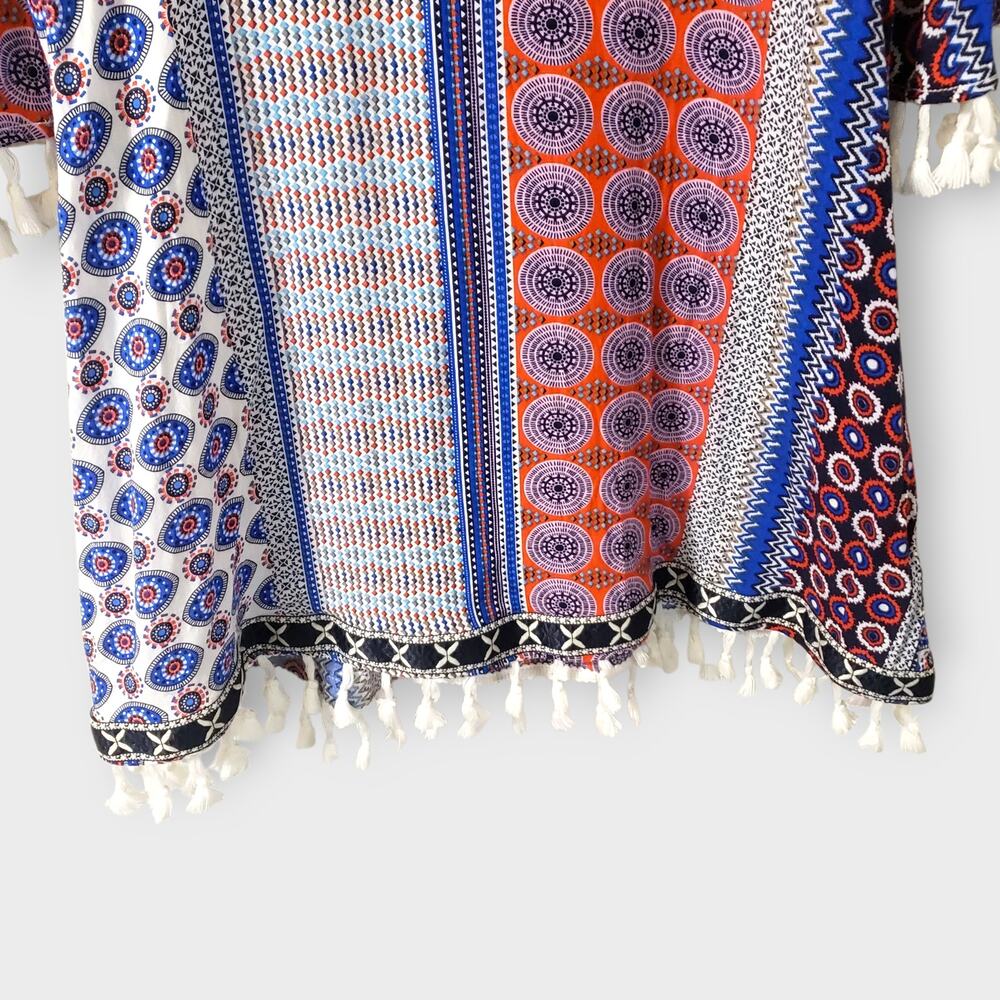 Valija Medallion Print Patchwork Flare Sleeve Min… - image 6